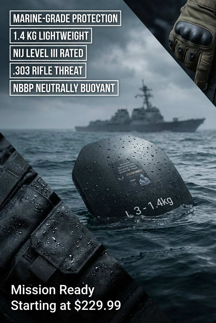 NIJ IV, III & IIIA, VPAM 1-9 Ballistic Strike Plates, Stop's AP Green & Black tip. - SECUTOR ARMOUR LTD 