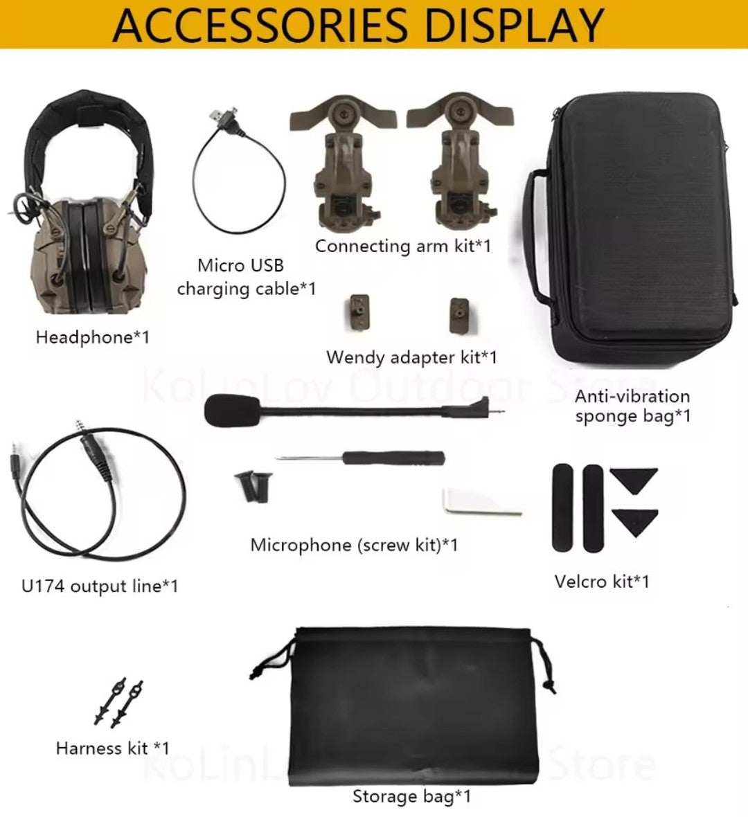 Noise Reduction Tactical Bluetooth Headset for OPS Core ARC and Wendy M-LOK Helmet Hunting Shooting Rechargeable Tuning - SECUTOR ARMOUR LTD 