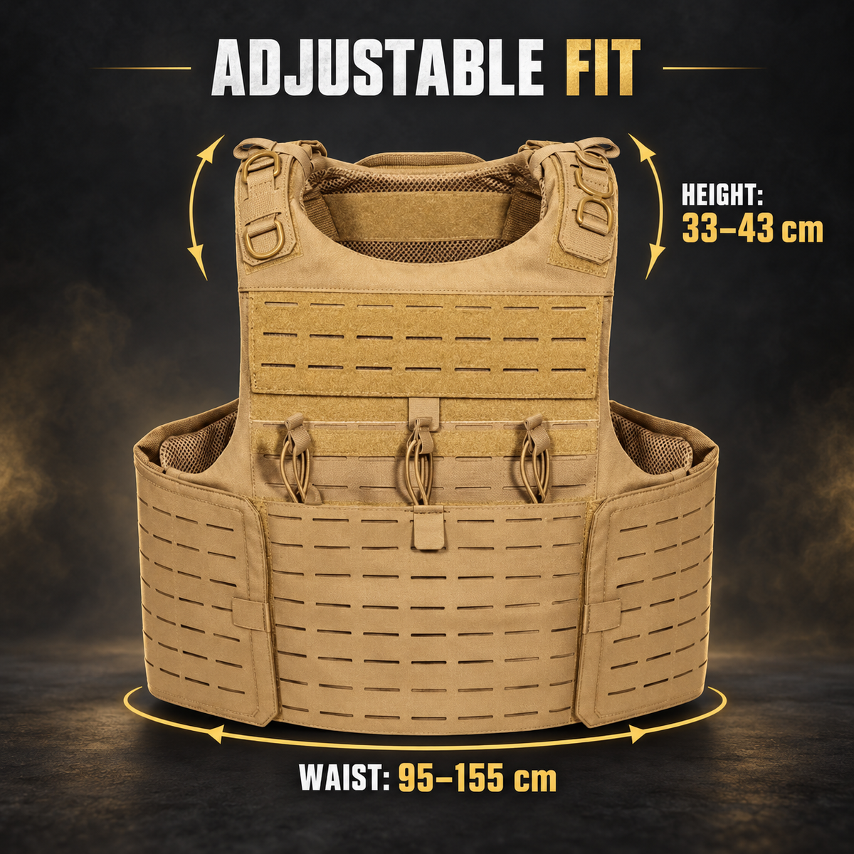 Harris 1050D Cordura Modular Flak Jacket – Full-Body Ballistic Armour System NIJ - STANAG