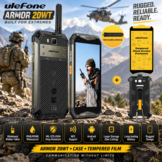 Armor 20WT Mil-Standard 810H Encrypted DMR Smartphone PTT