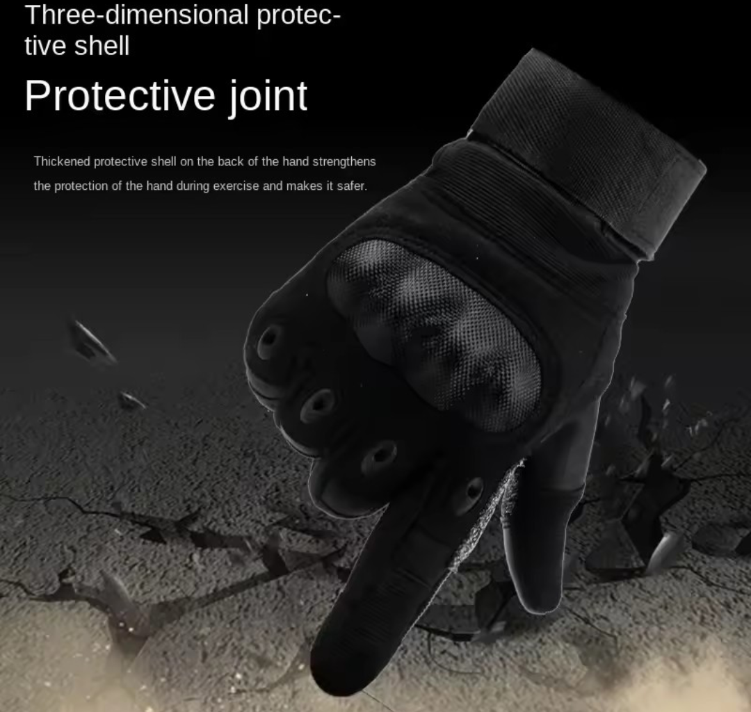 SF- Tactical HPPE Level 5 Cut Resistant Gloves - Hard Knuckle - touch screen.