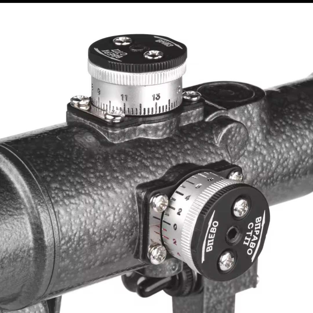SVD 4-12x42 FFP Tactical Red Illuminated Glass Reticle AK Rifle scope & side mount
