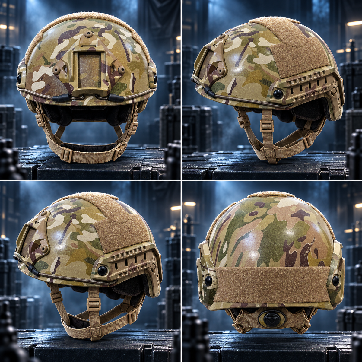 Special Forces MCSF-ARC2 Combat Helmet NIJ IIIA UHMWPE, TW liner PBL Tested