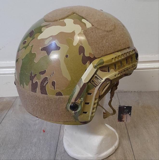Special Forces MCSF-ARC2 Combat Helmet NIJ IIIA UHMWPE, TW Battleskin NTS Tested