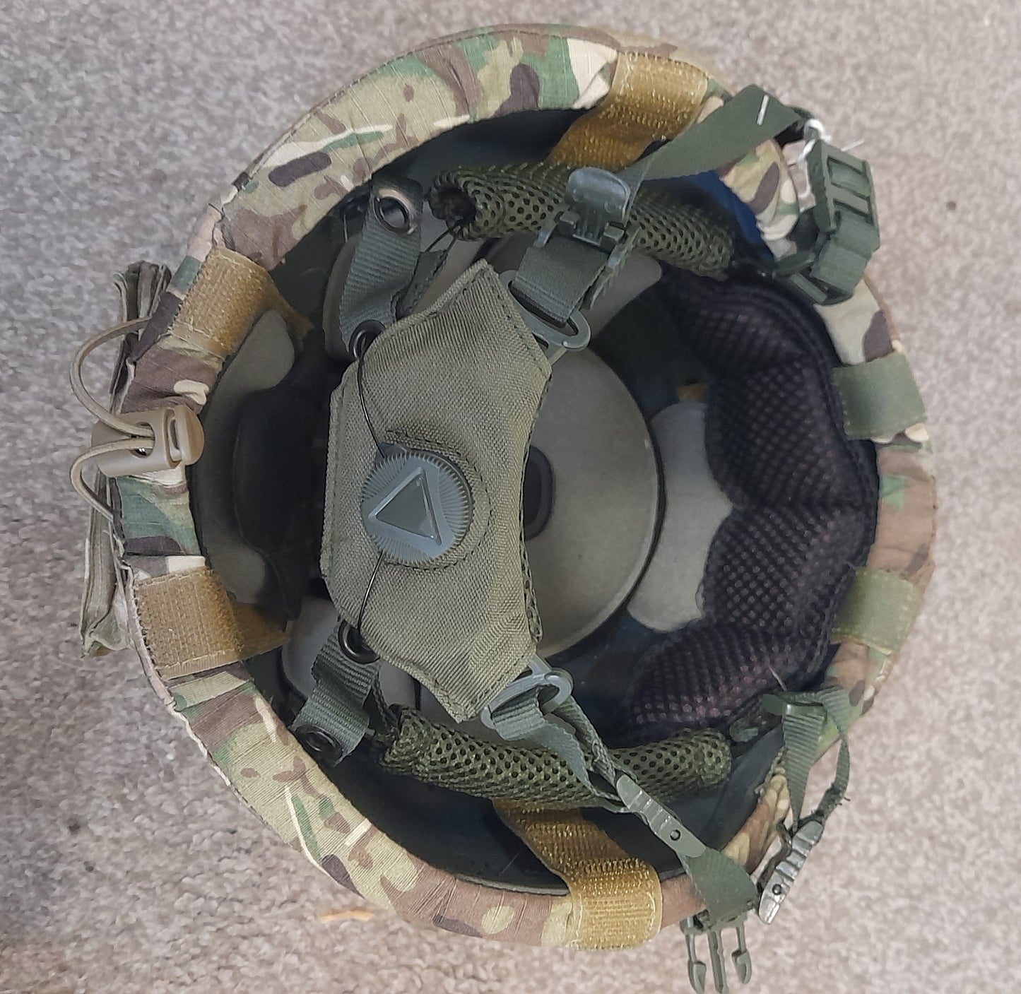 British army style MK6/7 helmet ballistic aramid fibre NIJ IIIA Click dial, Refurbished