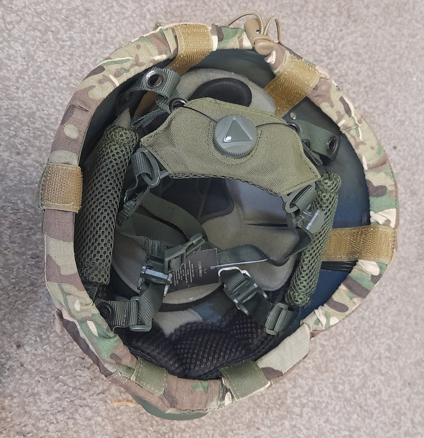 British army style MK6/7 helmet ballistic aramid fibre NIJ IIIA Click dial, Refurbished