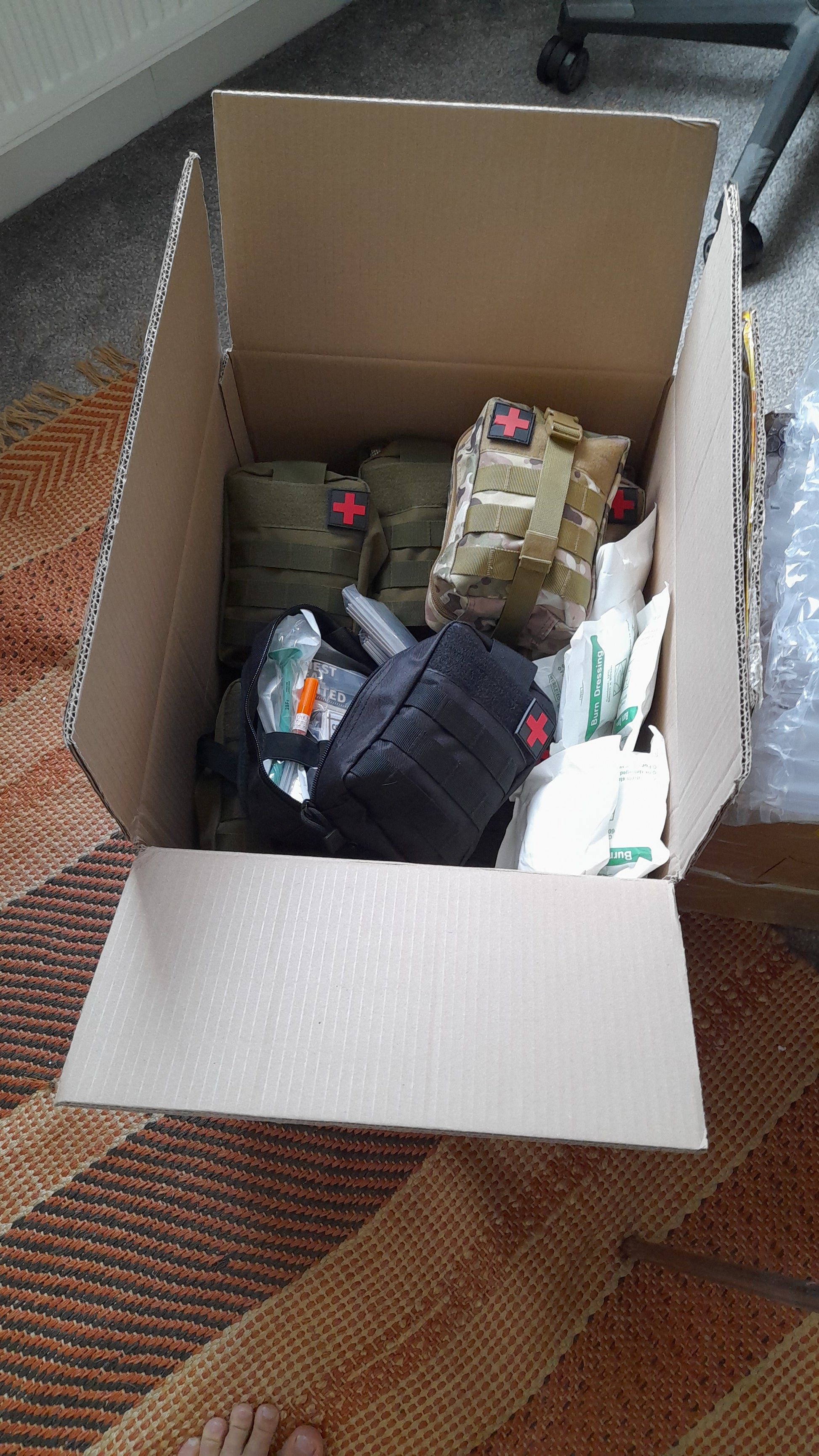 TFAK Special forces combat team wound trauma bespoke medical kit MADE IN THE UK - IWMD-Store SECUTOR ARMOUR
