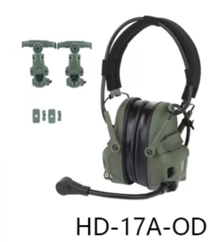 Noise Reduction Tactical Bluetooth Headset for OPS Core ARC and Wendy M-LOK Helmet Hunting Shooting Rechargeable Tuning - IWMD-Store SECUTOR ARMOUR