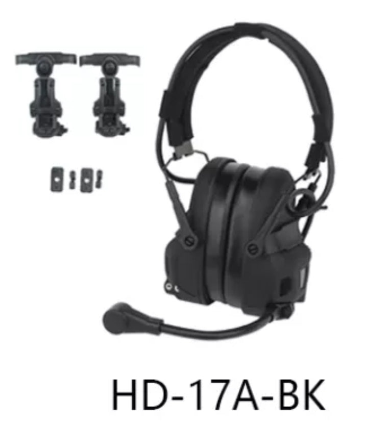 Noise Reduction Tactical Bluetooth Headset for OPS Core ARC and Wendy M-LOK Helmet Hunting Shooting Rechargeable Tuning - IWMD-Store SECUTOR ARMOUR