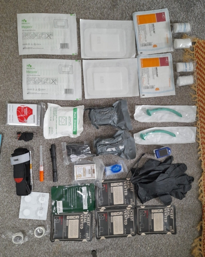 TFAK Special forces combat team wound trauma bespoke medical kit MADE IN THE UK - IWMD-Store SECUTOR ARMOUR