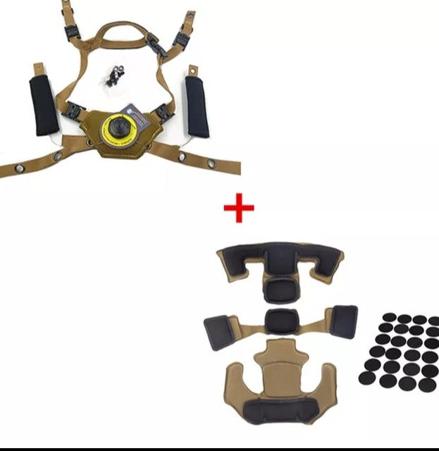 CLICK DIAL COMFORT-FIT Epic LINER Suspension System Helmet Lanyard FAST MICH Outdoor Hunting Helmet Accessies BK/DE/RG - IWMD-Store SECUTOR ARMOUR