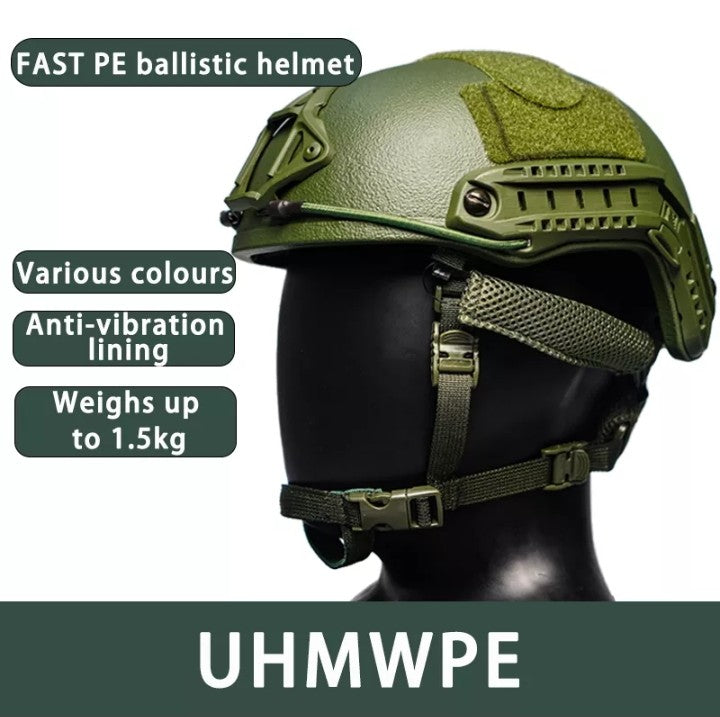 ISO certified Future Assault Shell Technology (FAST) Helmet bulletproof uhmw-pe NIJ level IIIA fast high cut five years warranty 1.4kg 2 liner options - IWMD-Store SECUTOR ARMOUR