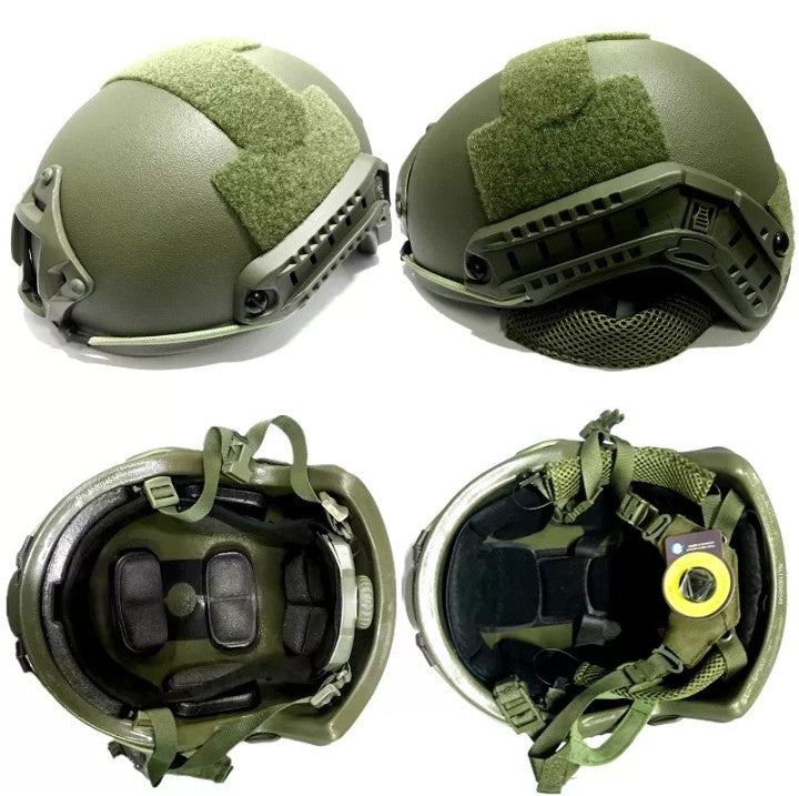 ISO certified Future Assault Shell Technology (FAST) Helmet bulletproof uhmw-pe NIJ level IIIA fast high cut five years warranty 1.4kg 2 liner options - IWMD-Store SECUTOR ARMOUR