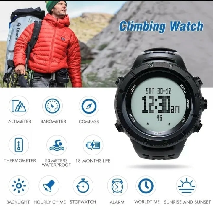 EZON Core 48mm Military Ops , compass, altemeter, Barometer, Waterproof - IWMD-Store SECUTOR ARMOUR