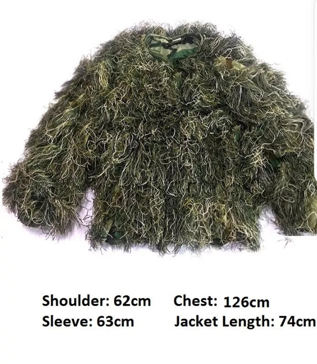 Camouflage Ghillie Suit Yowie Sniper Tactical Clothes Camo Suit For Hunting  Paintball Ghillie Suit Men Hunting Clothes
