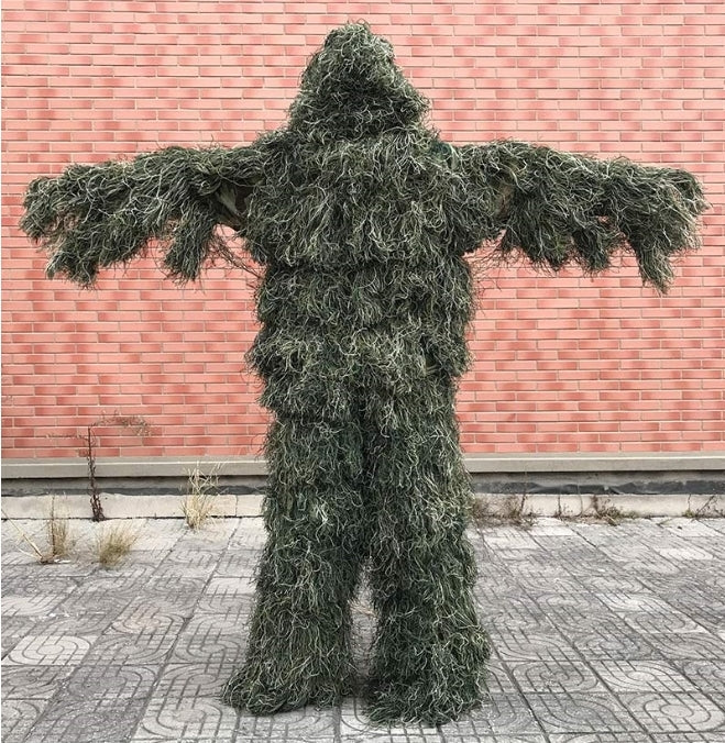 Camouflage Ghillie Suit Yowie Tactical Sniper 5pcs/set Clothes Camo Suit - IWMD-Store SECUTOR ARMOUR