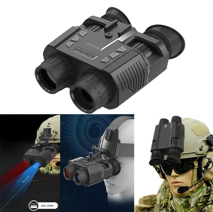 New Helmet Night Vision Goggle With 3D Stereo Imaging 1080P 3M Sensor Infrared Device Range 300m/985ft For Hunting Surveillance - IWMD-Store SECUTOR ARMOUR