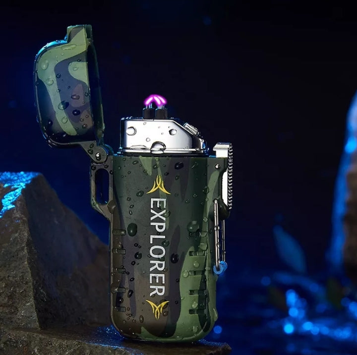 Military Plasma duel Arc pulse lighter, waterproof, rechargable USB - IWMD-Store SECUTOR ARMOUR