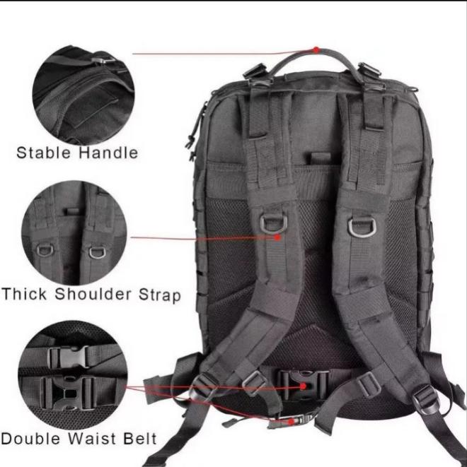 50L Tactical Military 1000D Nylon Backpack - SECUTOR ARMOUR LTD 