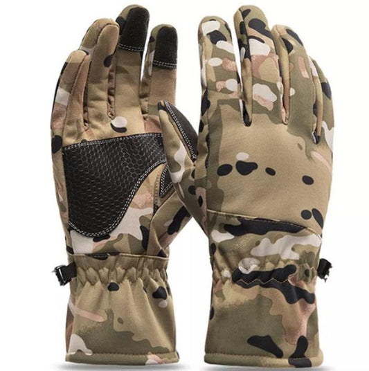 New Winter Tactics Outdoors Camouflage Hunting Warm Non-Slip Fishing Gloves Waterproof Touch Screen Ski Camping Gloves - SECUTOR ARMOUR LTD 