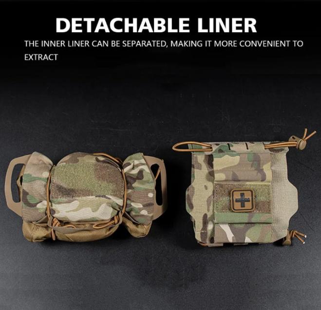 Tactical Military Pouch MOLLE Rapid Deployment First-aid Kit Survival Outdoor Hunting Emergency Bag Camping Medical Kit  