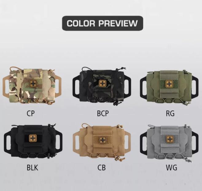 Tactical Military Pouch MOLLE Rapid Deployment First-aid Kit Survival Outdoor Hunting Emergency Bag Camping Medical Kit  