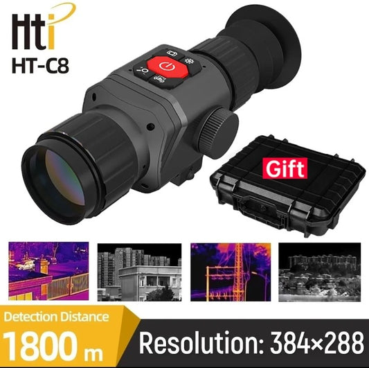 HT-C8 Thermal Imaging Rifle Scope, Monocular 25mm, 35mm, 54mm, 75mm