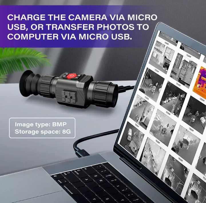 HT-C8 Thermal Imaging Rifle Scope, Monocular 25mm, 35mm, 54mm, 75mm