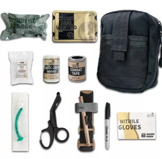 Special Forces Tactical combat casualty care Medical Kit MINI Size IFAK Tactical Trauma Kit Bag Molle - IWMD-Store SECUTOR ARMOUR