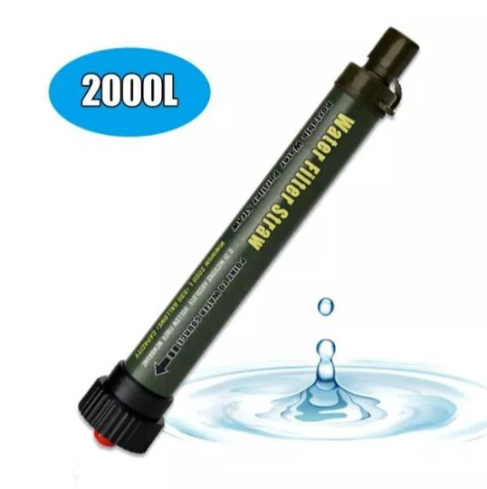 Camping Water Filter Straw Water Purifier Filtration System Bottom Thread Ultrafiltration Film Outdoor Emergency Survival Tools - IWMD-Store SECUTOR ARMOUR